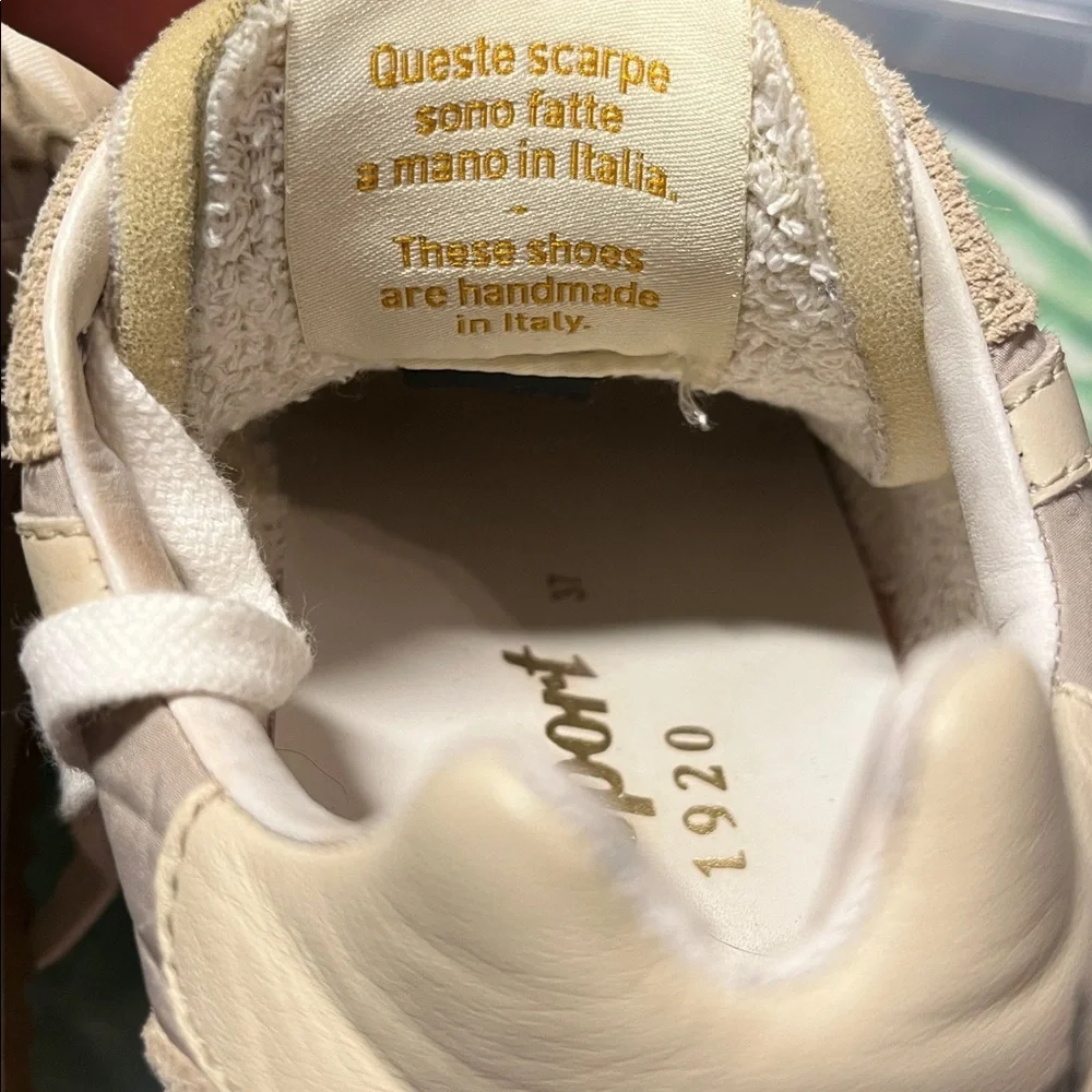 Valsport 1920 Italian Magic Run Donna Sneakers‎ Tan Beige Suede 37 ( 7 US)